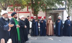 عزاداری خیابانی هئیت رزمندگان اسلام به مناسبت رحلت پیامبر و شهادت امام حسن مجتبی علیه‌السلام در شهرستان میاندوآب